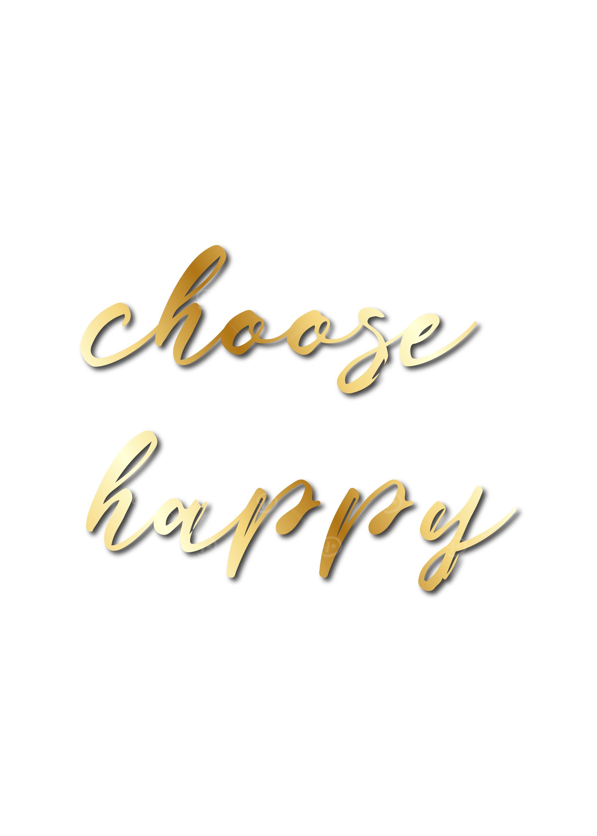 Choose happy