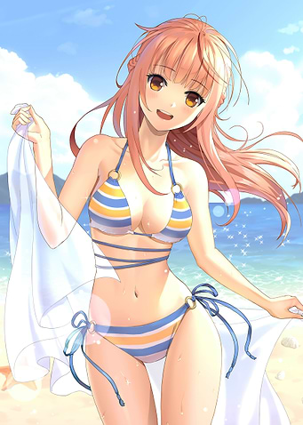 Anime Cute Girls Summer