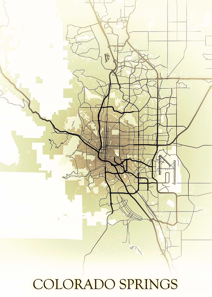 Colorado Springs City Map
