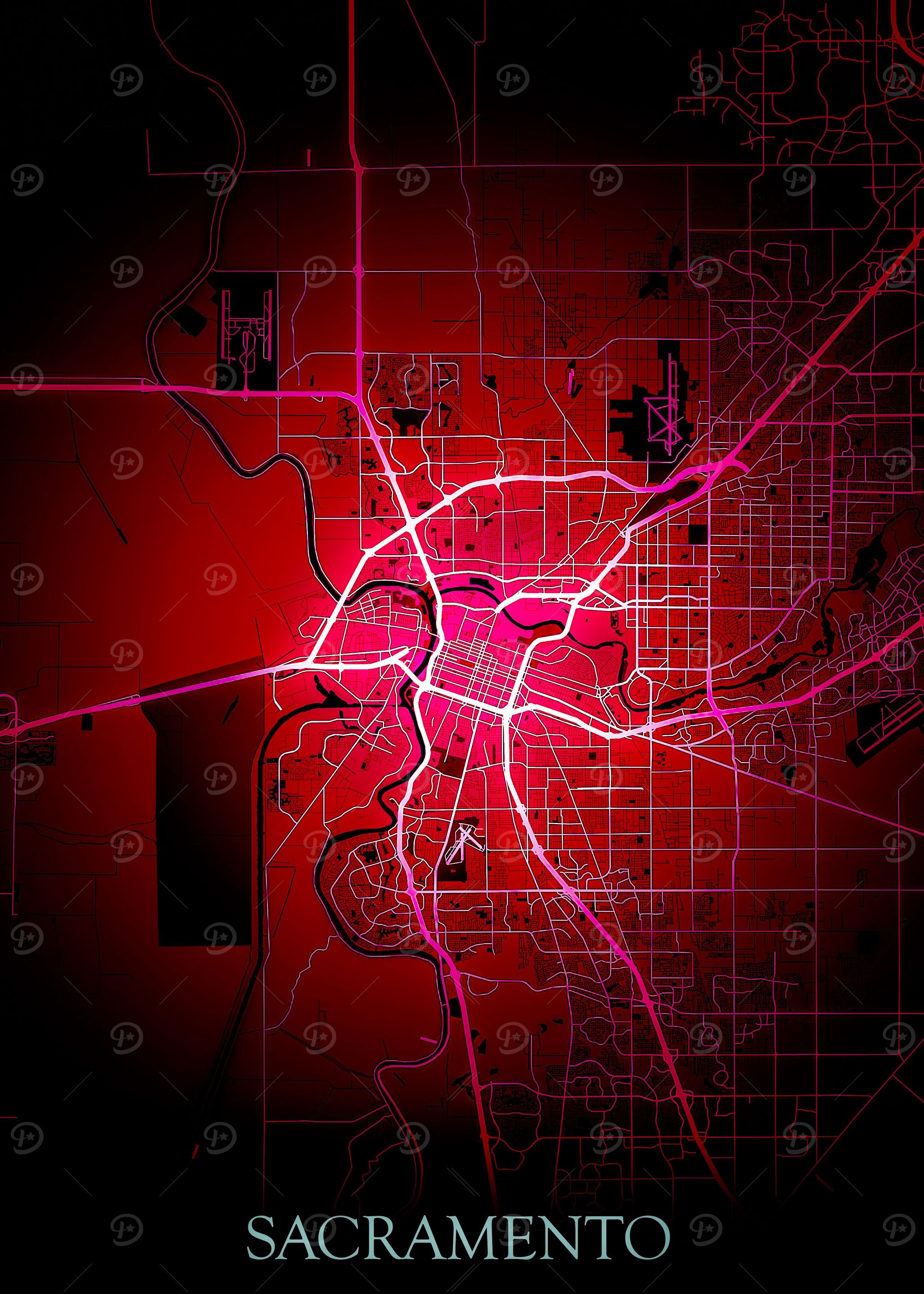 Sacramento Map