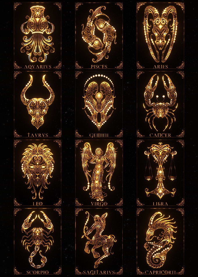 The 12 Zodiacs