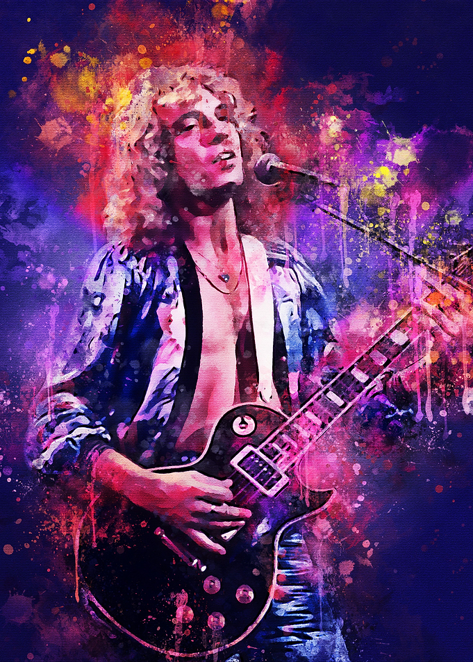 Peter Frampton painting
