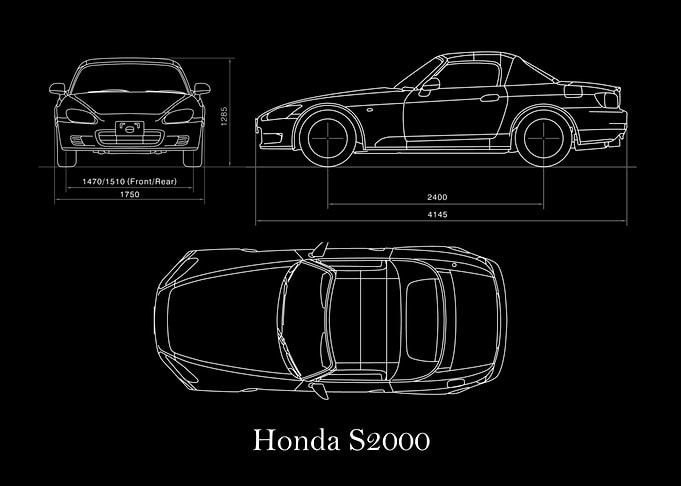 Honda S2000 2005 Blueprint