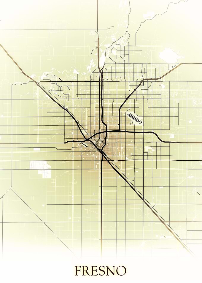 Fresno City Map