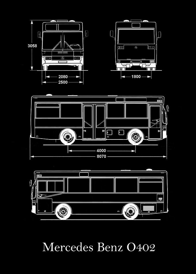 Mercedes Benz O402 1987