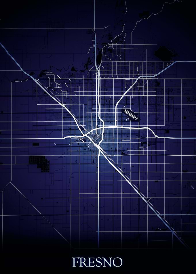 Fresno Map