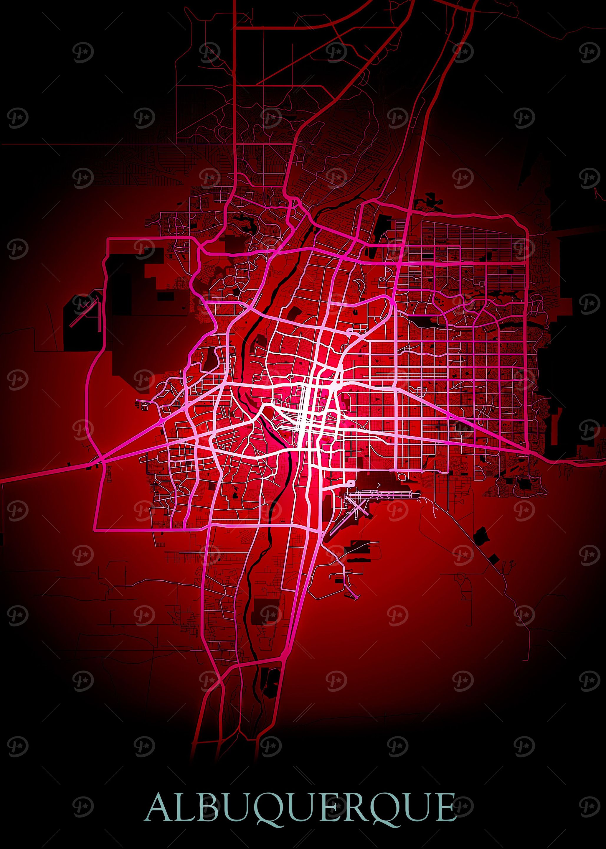 Albuquerque Map