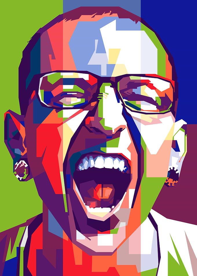 Chester Bennington popart