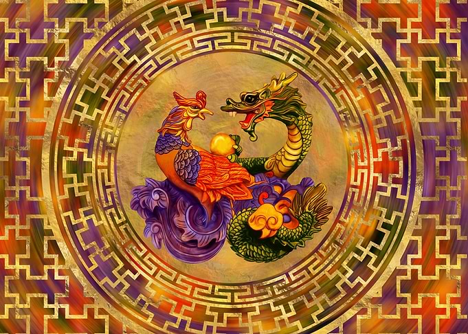 Phoenix and Dragon