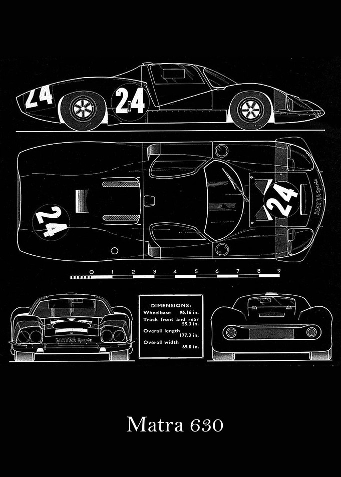 Matra 630 Blueprint