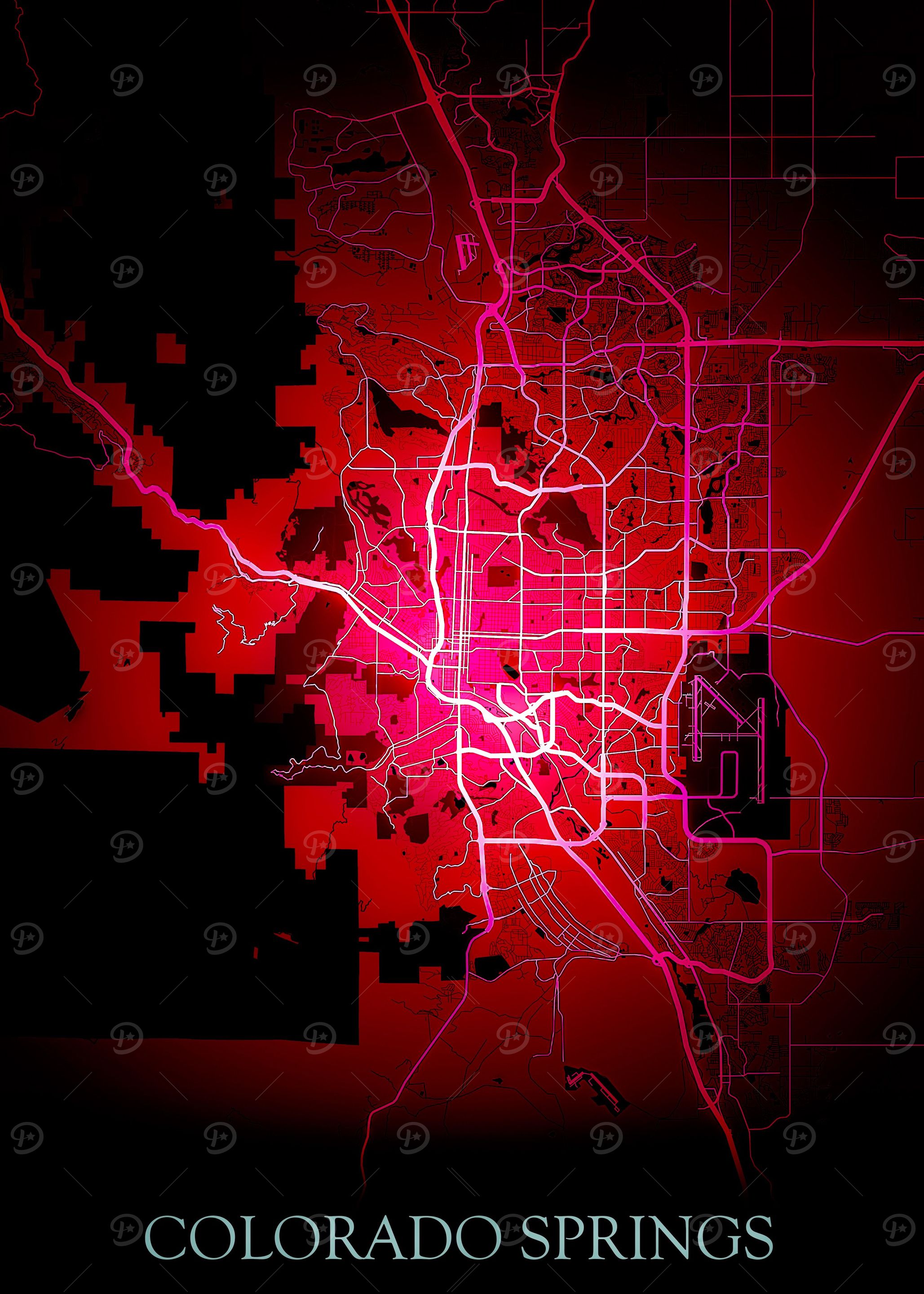 Colorado Springs Map