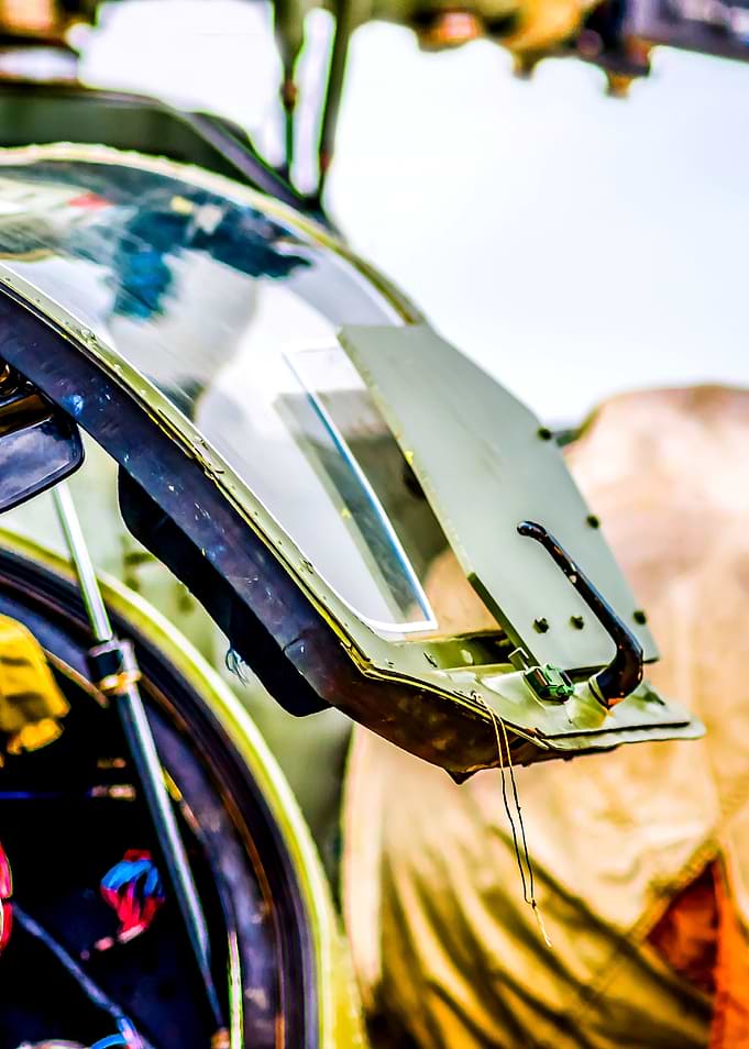 Open Canopy Of A Chopper