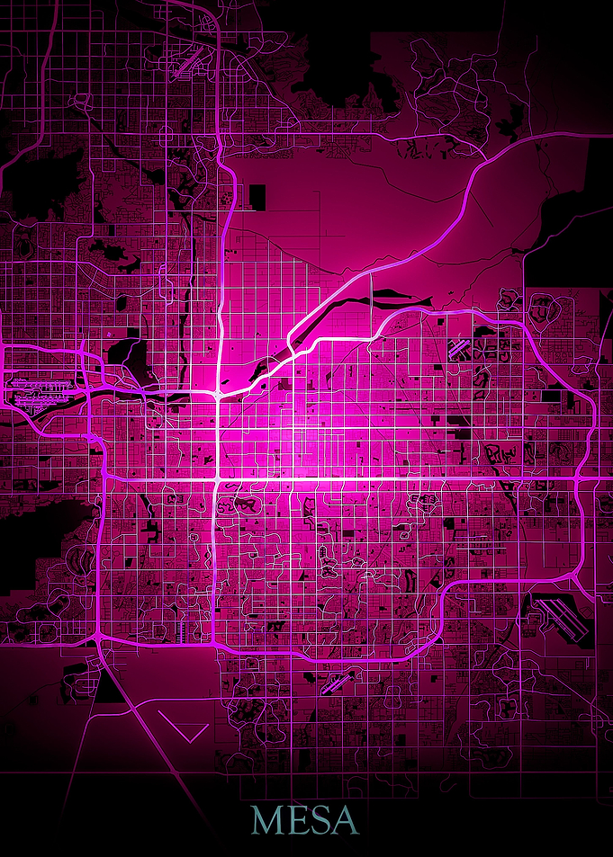 Mesa City map