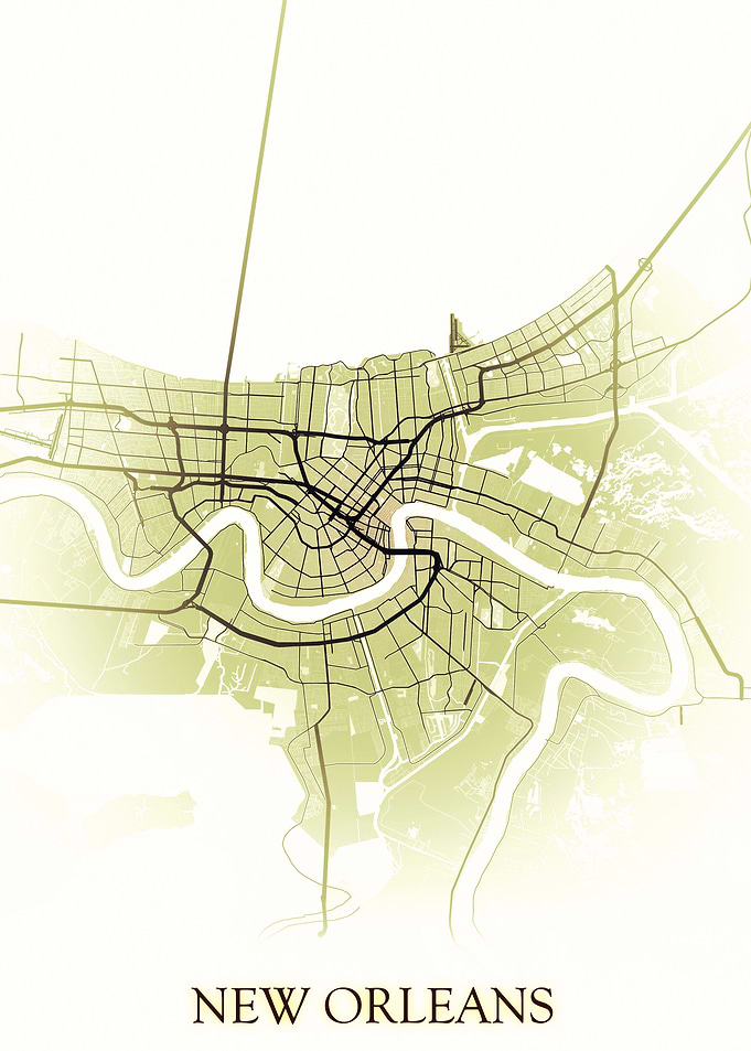 New Orleans Map