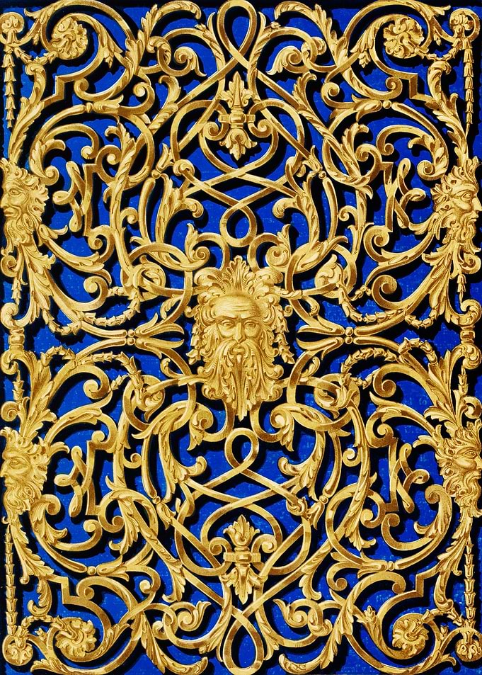 An open work panel