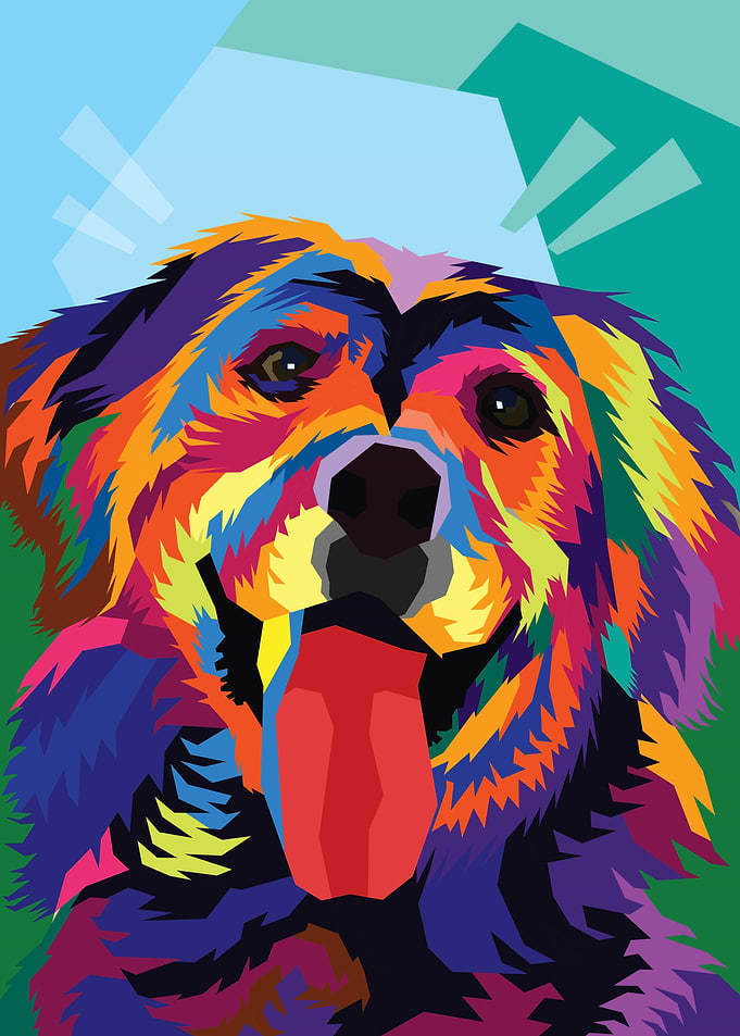Dog PopArt Animal PopArt