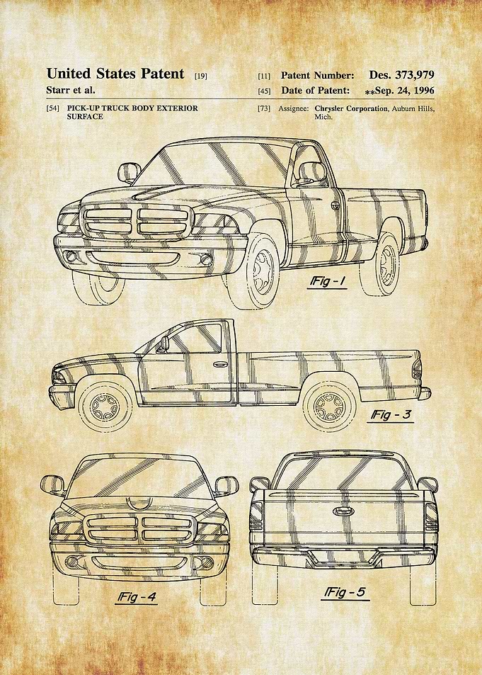 Dodge Ram Truck Patent