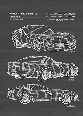 1996 Dodge Viper Patent