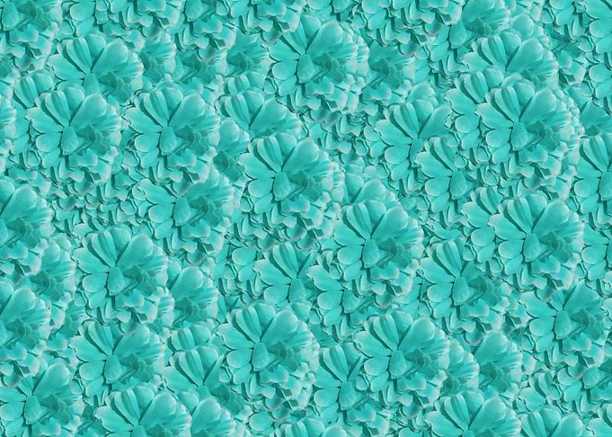 Green Peony Pattern