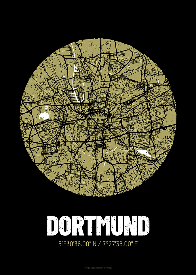 Dortmund City Map Design