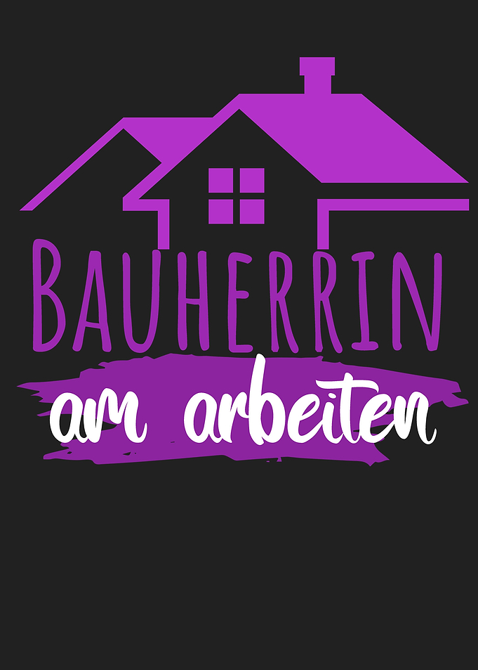 Bauherrin am arbeiten