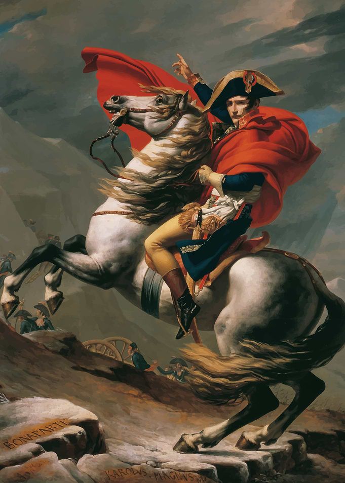 Napoleon Crossing The Alps