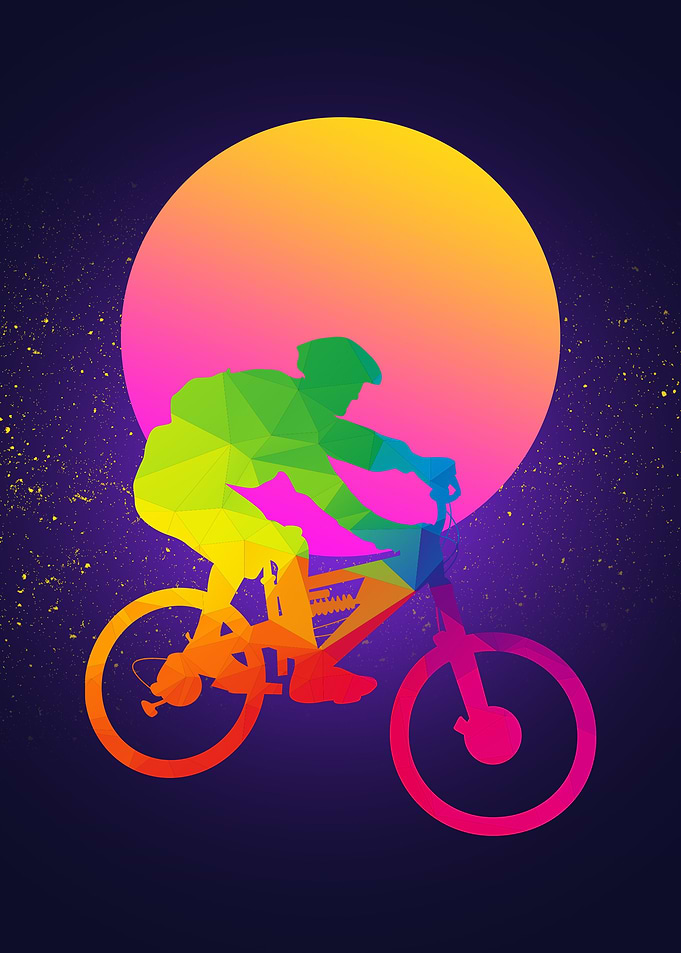 Bmx Retro Sunset