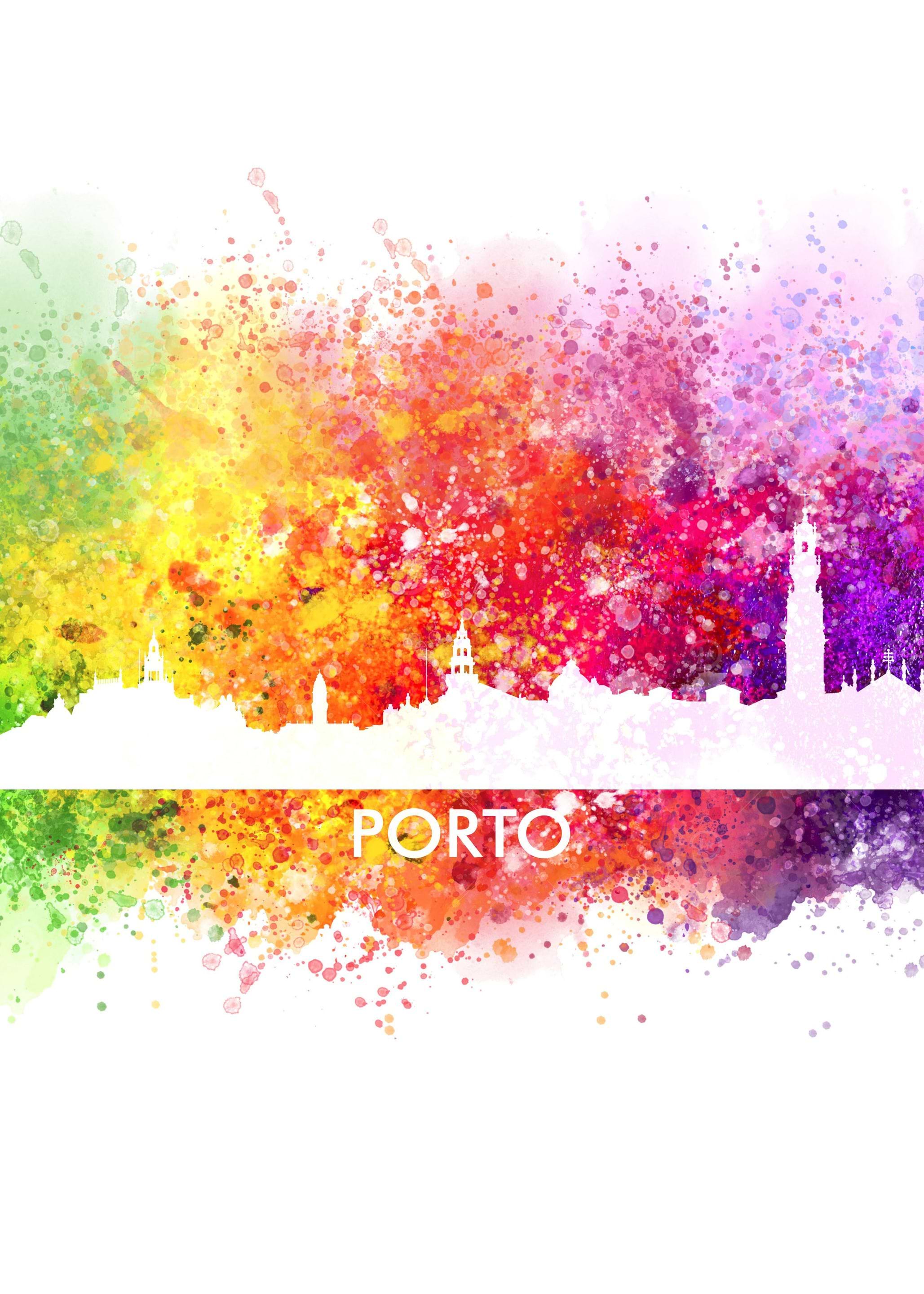 porto color cityscape