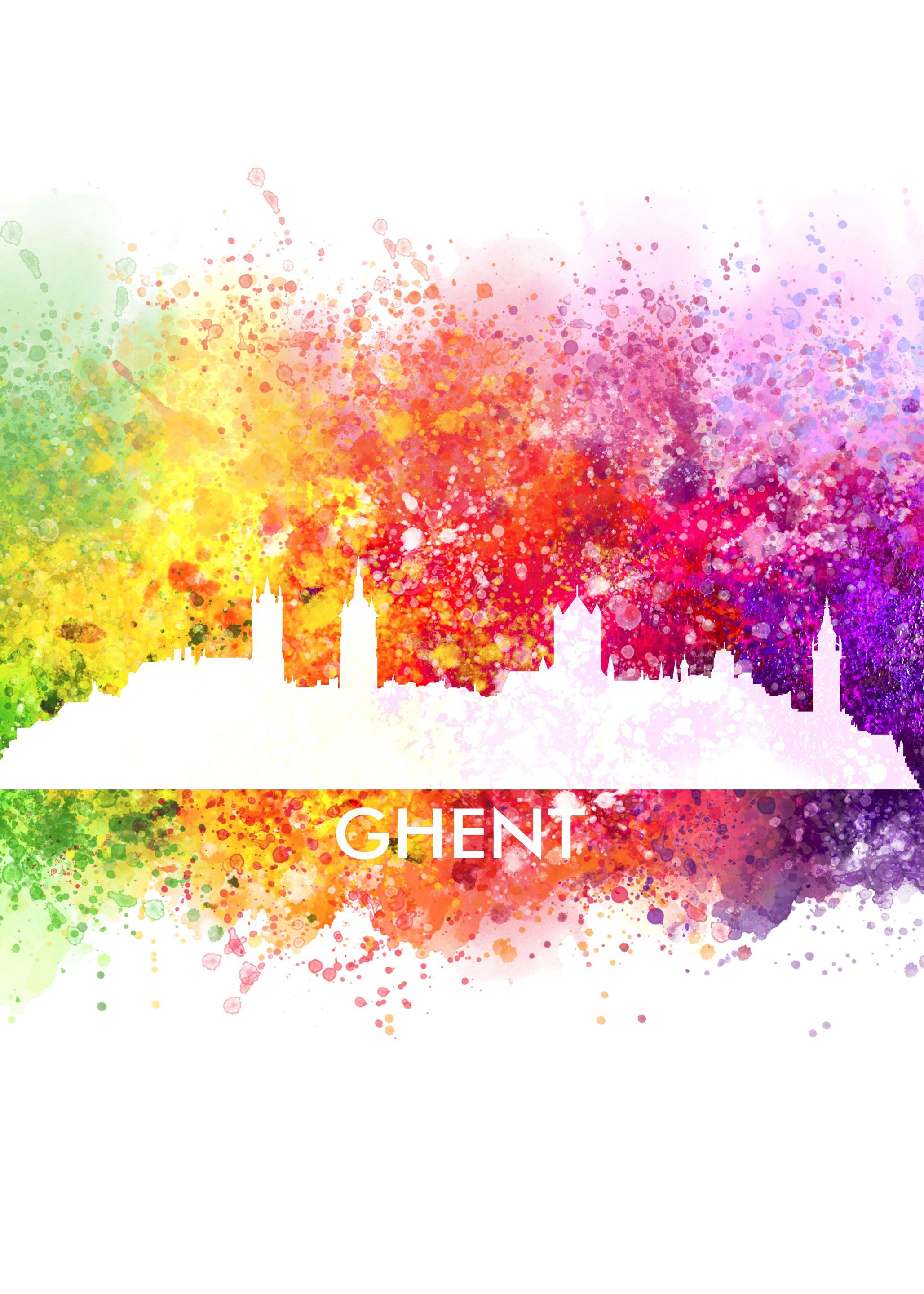 ghent color cityscape