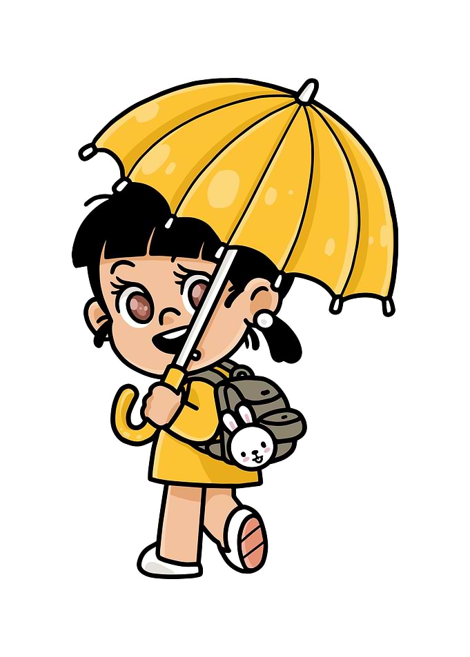 Umbrella girl