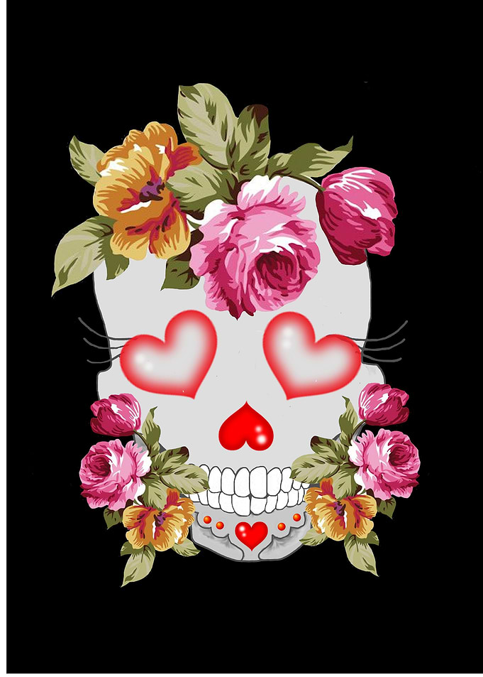 Skull Pop Art