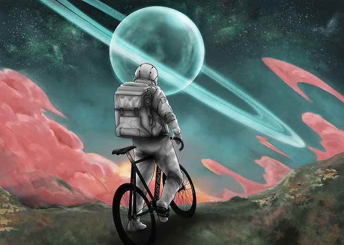 Lonely astronaute 1