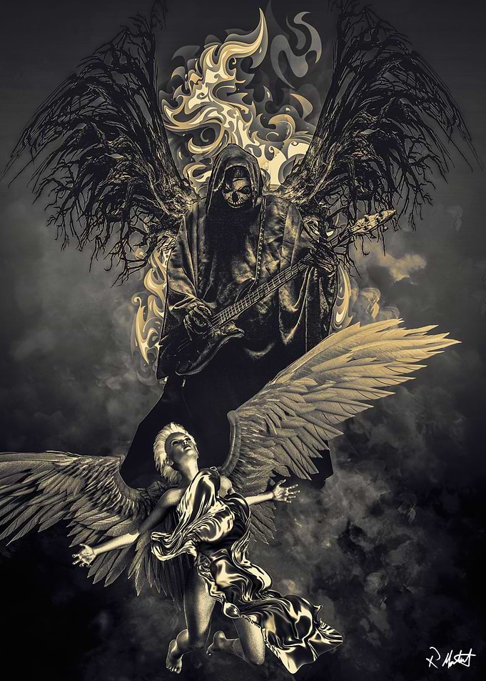 Death PLaying The Bass