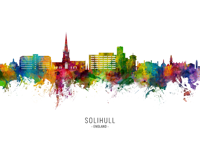 Solihull Skyline England