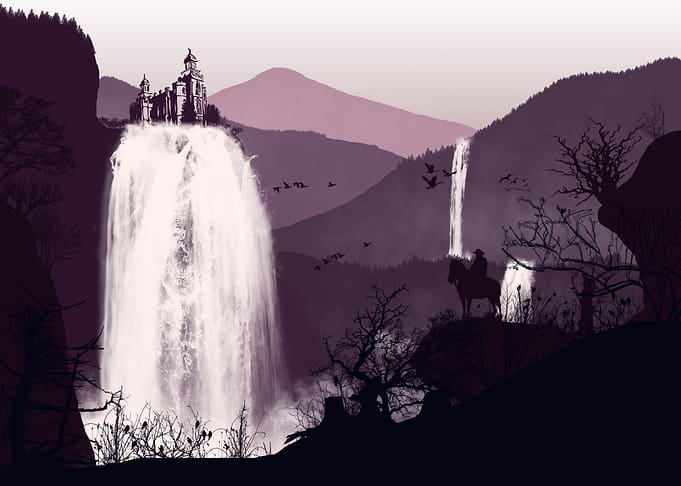 Waterfall Temple