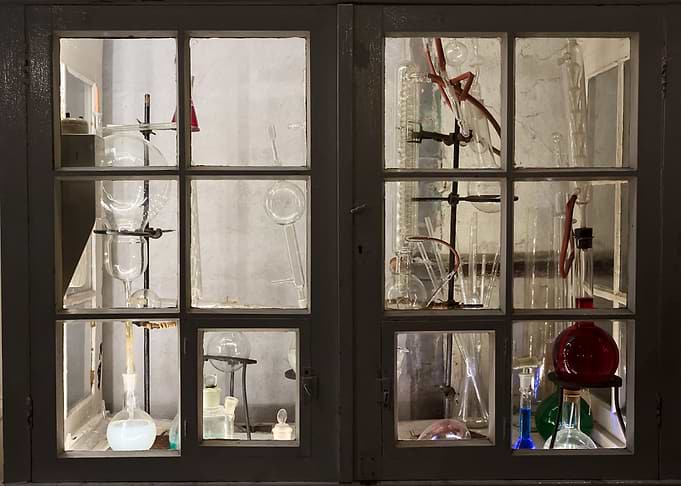 Old Laboratory Cabinet