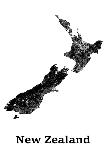 New Zealand poster art