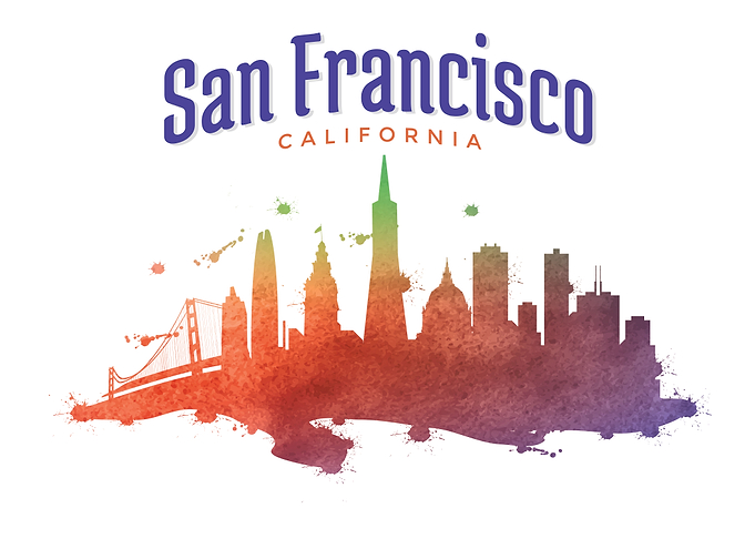 Watercolor San Francisco