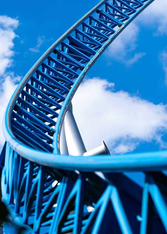 Blue Fire Horseshoe Turn