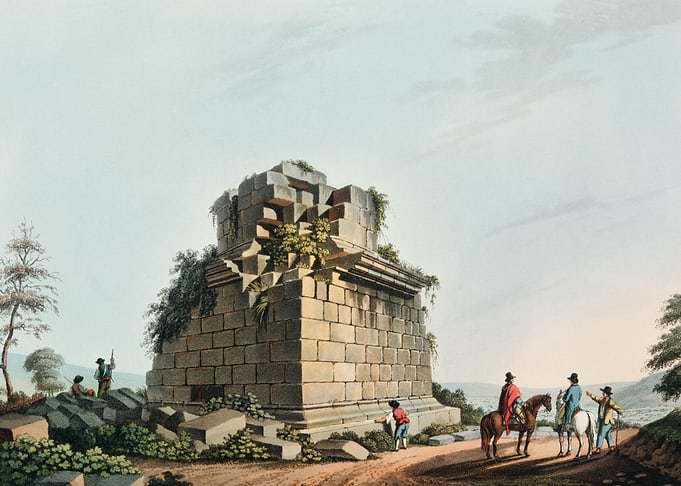 Base of a colossal Column