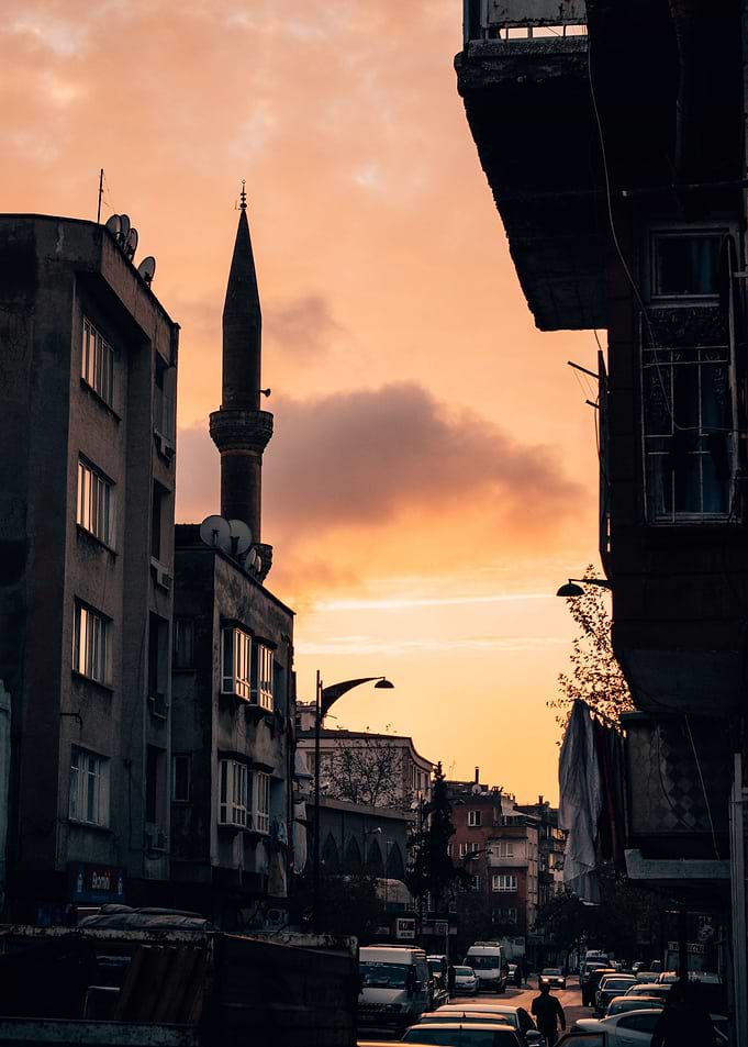 city sunset