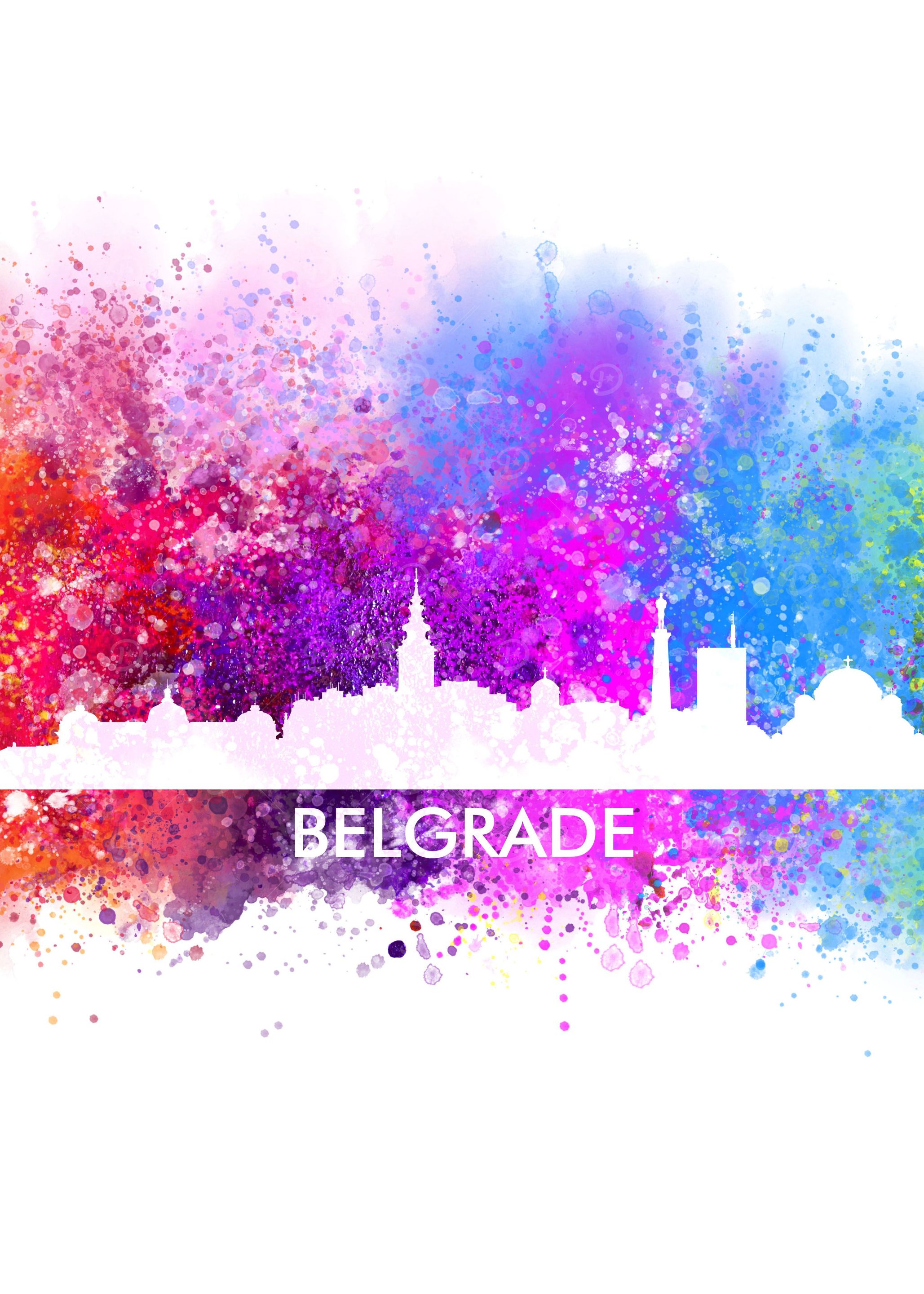 belgrade color cityscape