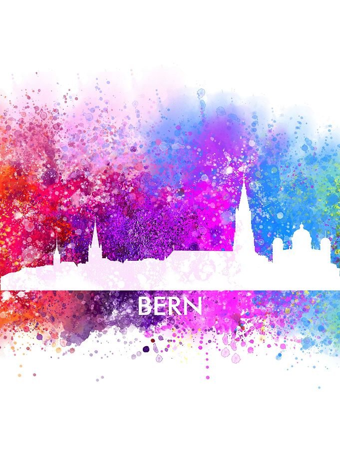 bern color cityscape