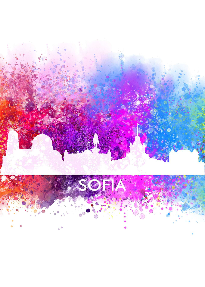 sofia color cityscape