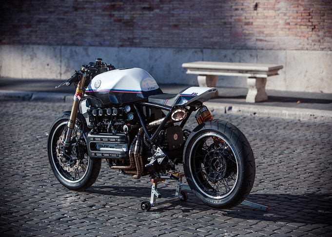 silver motorcycle