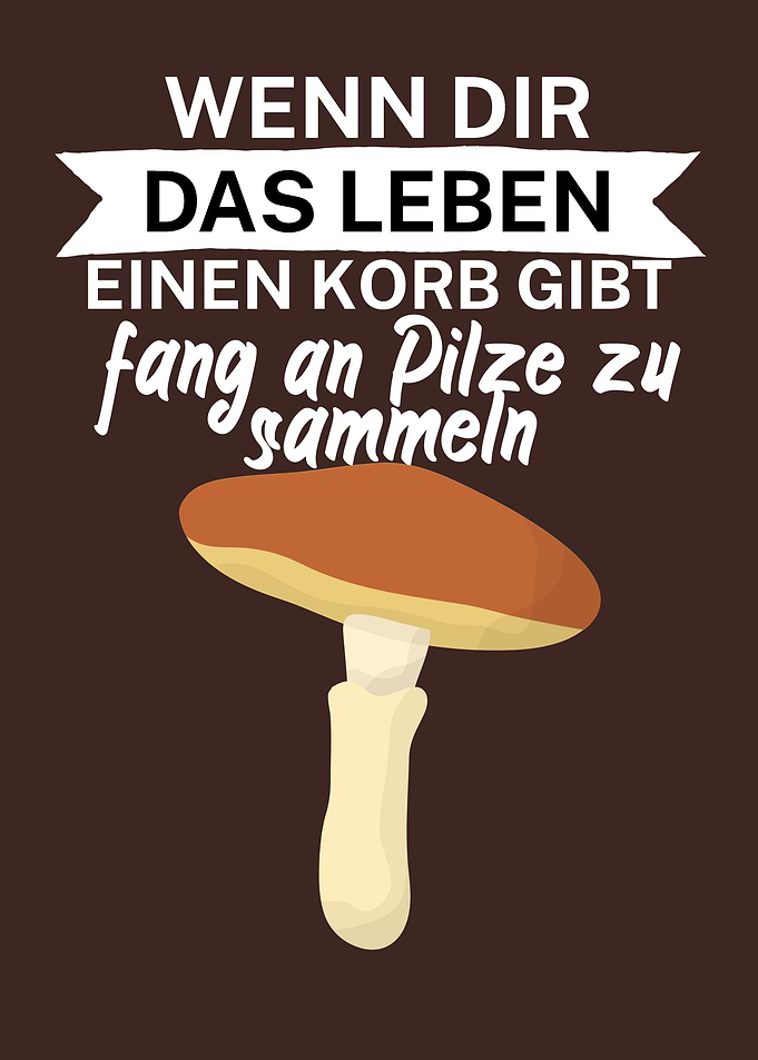 Pilzsammler Leben Korb