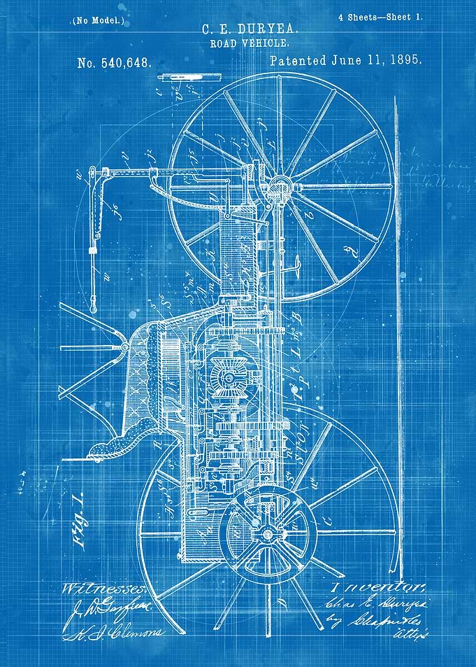 ROAD VEHICLE BLUEPRINT