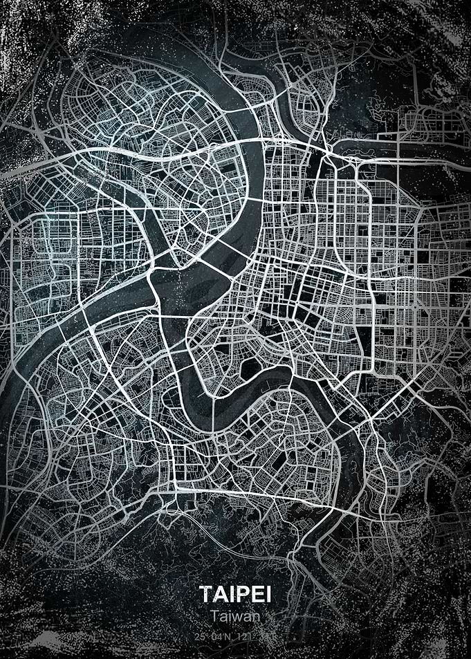 taipei chalk map