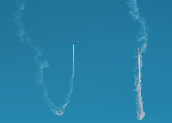 Two Acrobatic Planes
