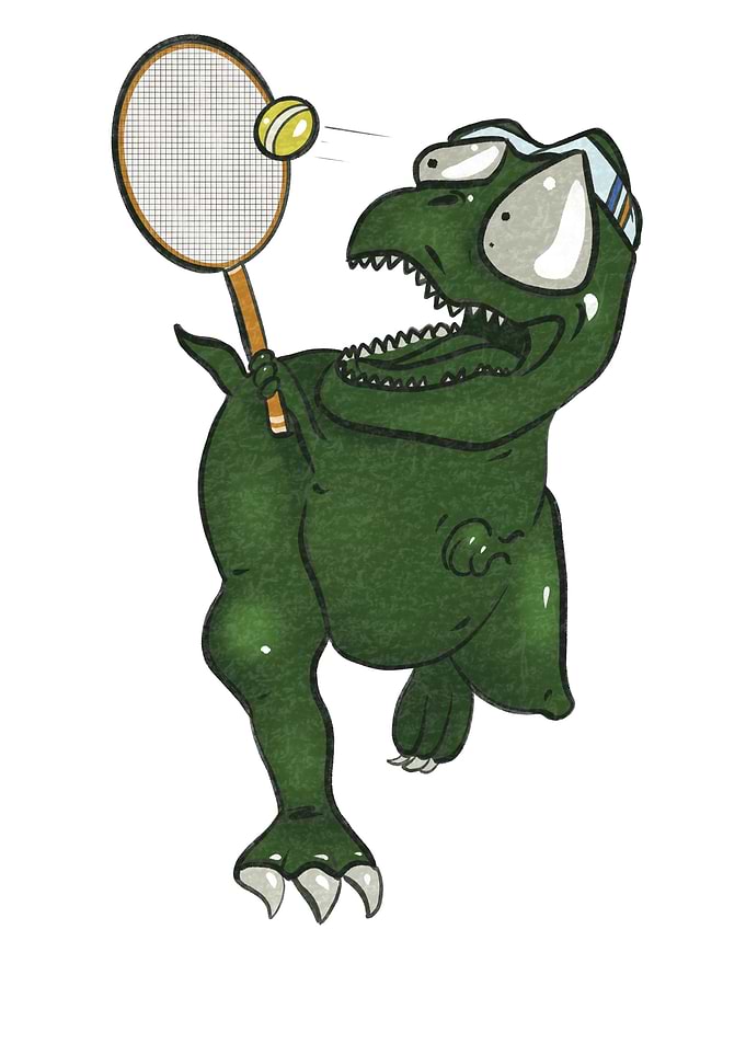 Tennis Trex Dinosaur